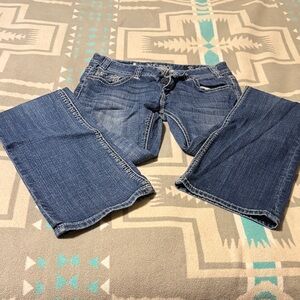 Rock & Roll Cowgirl Boot Cut Blue Jeans